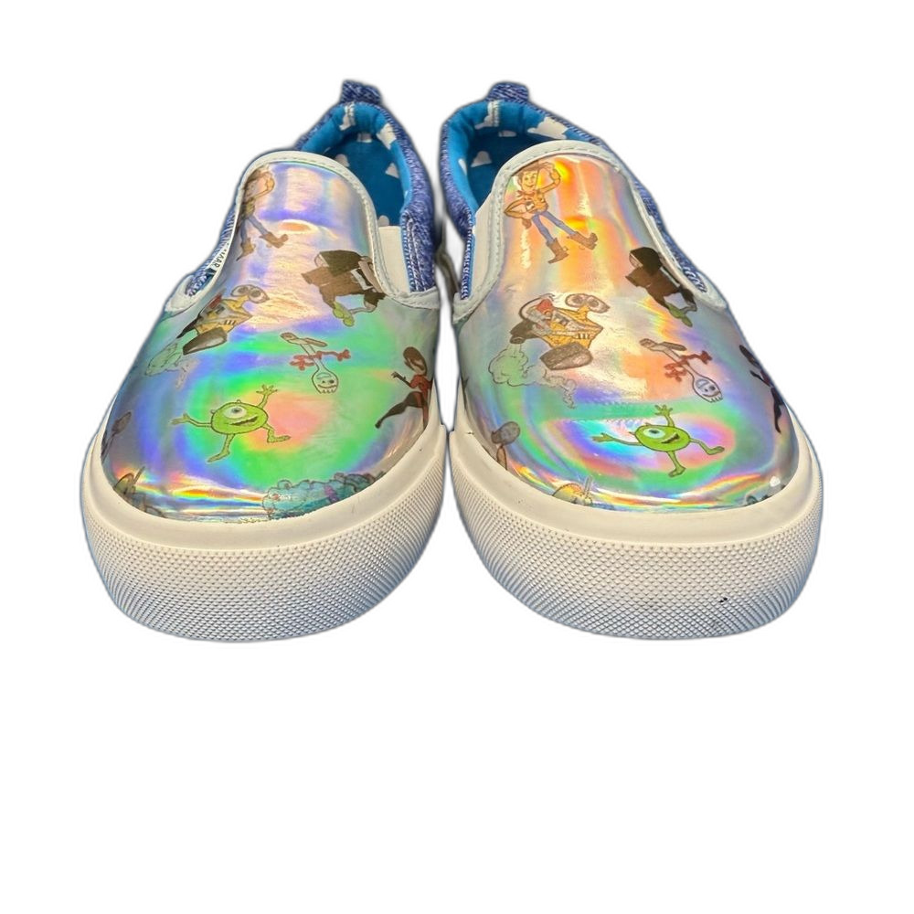 Pixar Ground Up Holographic Slip-On Sneakers size 7 Toy Story‎ Monsters Inc - Picture 6 of 9